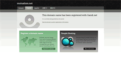Desktop Screenshot of mutualism.net
